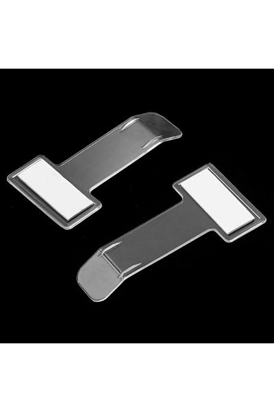 Choice 2pcs Transparent Car Vehicle Parking Ticket Receipt Permit Card Holder Clip Sticker Windscreen Pl...