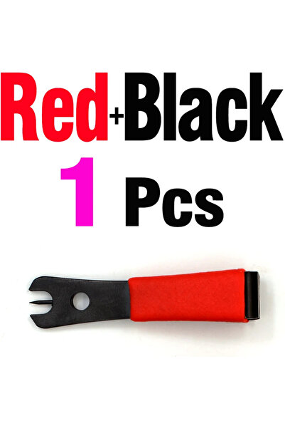 Choice أداة قص وقص خيط صيد الذباب من MNFT باللونين الأحمر والأسود مع إبرة عين...