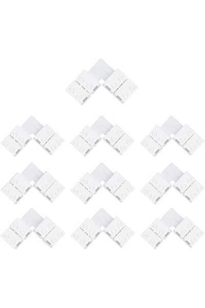 Choice 10 قطع من موصلات LED على شكل حرف L ذات 4 دبابيس، موصلات زاوية قائمة عر...