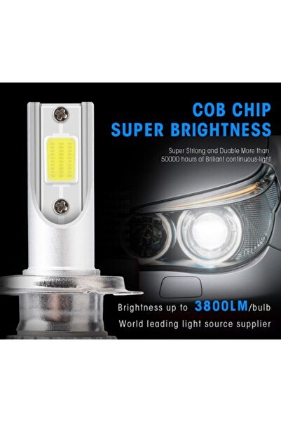 Choice1 مصابيح أمامية للسيارة H11 بقوة 3800 لومن ودرجة حرارة لون 6000 كلفن، H...