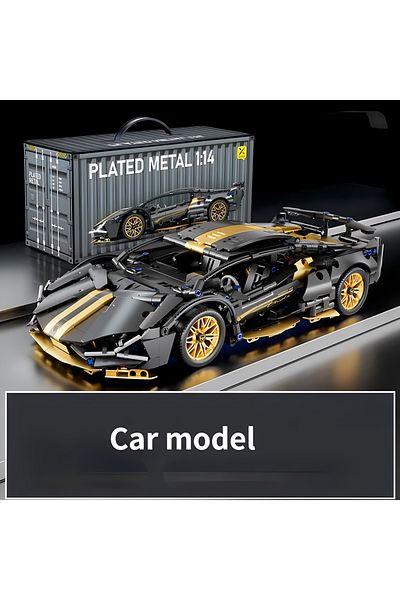 Choice No Box Car Model Technical Racing Sport Car Model Building Blocks Technic Adults 1:14 Diy Supercar B