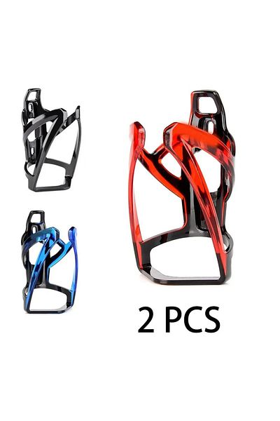 Choice Blue 2PCS Bicycle Bottle Cages MTB Road Bicycle Water Bottle Holder Colorful Lightweight Cycling Bot