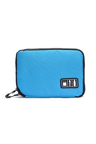 DM T47-blue Uthai T47 Hdd Cable Storage Bag Travel Mobile Hard Drive U Disk Organizing Package Earphone
