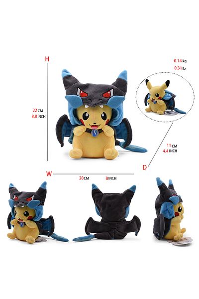 Choice Cos Eevee Pikachu Cosplay Plush Toys Pikachu Peluche Lucario Stuffed Animal Doll Collectible Gift...