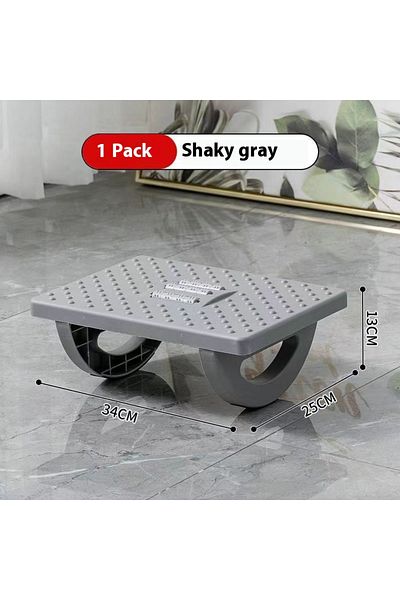Choice Dark Gray Portability Foot Rest Under Desk Footrest Ergonomic Foot Stool With Massage Rollers Foot R