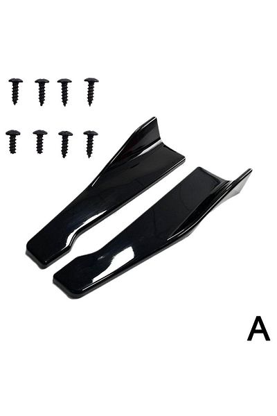 Choice A Universal Car Front Rear Bumper Strip Lip Spoiler Diffuser Splitter Scratch Protector 48cm Length.
