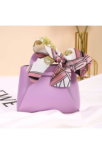 Choice Purple Other 5pcs Distribute Leather Pink Gift Bags Wedding Favour Bag For Guest Mini Handbag With R