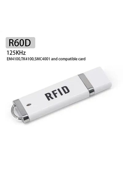 Choice R60d-125khz Portable Small U Disk Rfid Reader 125khz Id 13.56mhz Ic Card Induction Smart Usb Reader