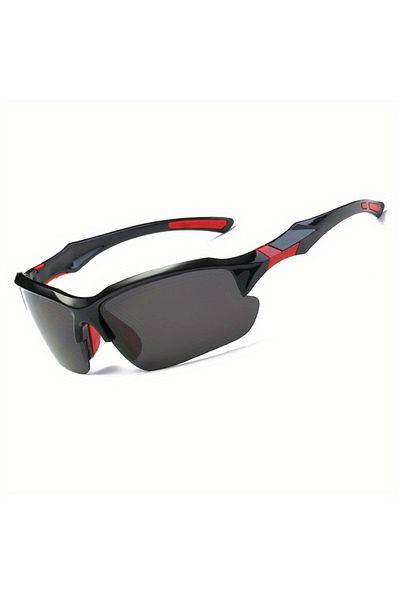 Choice Red Outdoor Polarized Fashionable Sports Glasses For Men And Women, Windproof Suitable For Baseball