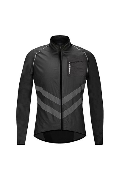 WOSAWE Men Cycling Windbreaker Long Jersey Lightweight Windproof Jacket Water Repellent Bicycle MTB Road...