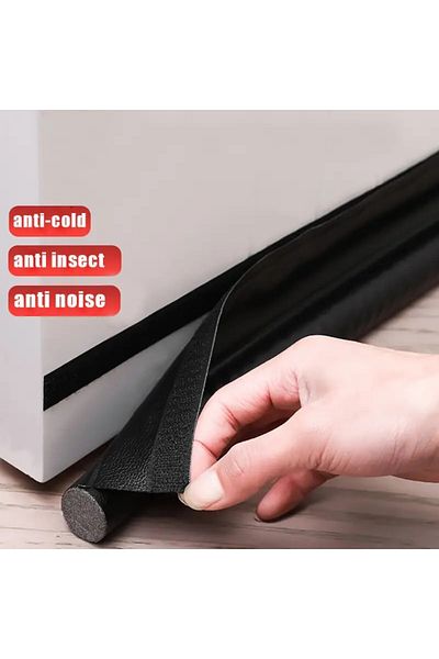 Choice 1pc Door Bottom Sealing Strip, Adjustable Weatherstrip Under Door Draft Stopper, Anti-cold One Si...