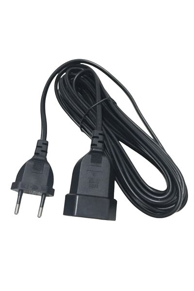 Choice European 2Prong Male to Female Power Extension Cord, VDE Certificated Copper Cable 0.5m/1m/2m/3m/...