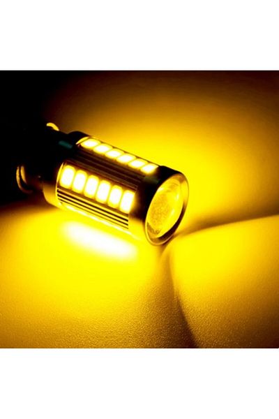 Choice 1156 Bau15s Py21w أصفر قطعتان Py21w P21/5w 1156 Ba15s 1157 Bay15d لمبات LED للسيارة وإشارة الانعطاف
