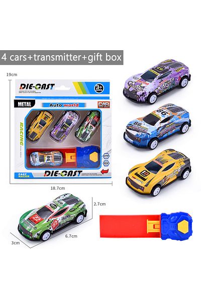 Choice 5 Pcs Alloy Body New Mini Alloy Pull-back Car Boys Children's Bouncing Car Simulation Fall-resistant
