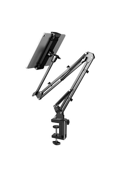 Choice Black Tablet Stand 360° Rotating Bed Desktop Phone Mount With Aluminum Arm For Ipad Pro Air Mini 4~1