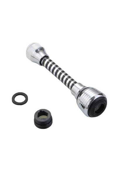 Choice Black Silver Silk Splash Proof Pvc Black Thread Long Threaded Installation Splash Proof Head Pressur