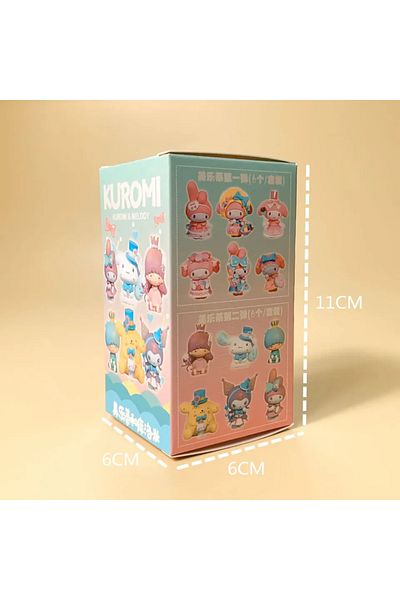 Choice New Sanrio Blind Box Kawaii Kuromi Cinnamoroll My Melody Figures Dolls Blind Bag Toy for Fans Gif...