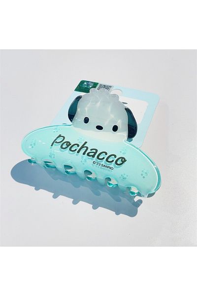 Choice Pochacco Kawaii Anime Sanrio Grip Clip Cartoon Sweet Kuromi Melody Cinnamoroll Hairpin Cute Back Hea