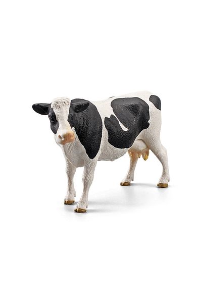 DUTRIEUX imulated Farm Poultry, Livestock, Cow Model, Simmental Cattle, Black and White Cow Decoration, Ra...