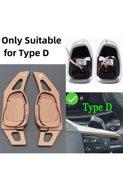 Choice For Type D Brown For Cupra Ateca Formentor Leon 2021 2022 2023 Car Steering Wheel Shift Paddle Gear