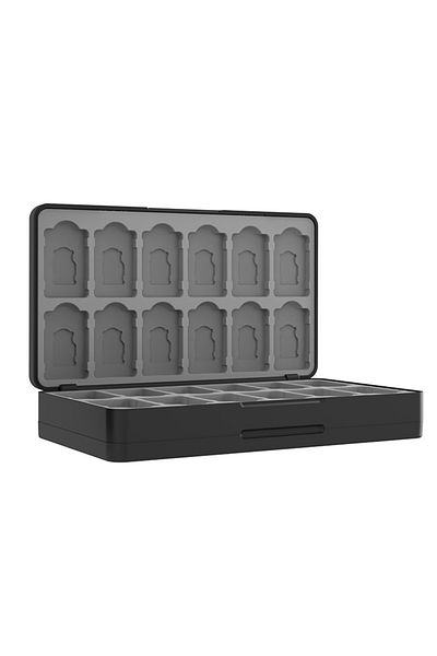 Choice Black Gaminja 48 Game Card Case For Nintendo Switch Lite Game Holder Cartridge Case Switch Game Card