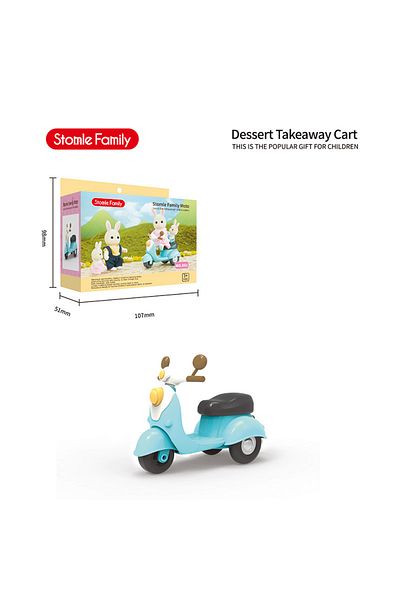 Choice مجموعة عربة ستيشن واغن مدرسية خارجية على شكل غابة جديدة D01 أثاث محاكاة منزلي للبنات