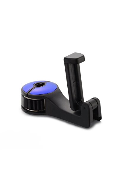 Choice خطاف سيارة متعدد الوظائف 2 في 1 مخفي متعدد الوظائف لمسند الرأس الخلفي للسيارة وحامل هاتف خلفي للسيارة