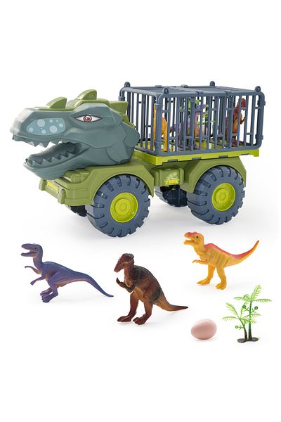 Choice A Boys Car Toys Dinosaur Truck Transport Carrier Vehicle Dino Animal Model Tyrannosaurus Rex Truck .