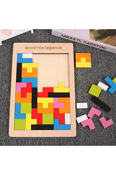 Choice 1 قطعة من الألغاز الخشبية، مكعبات الألغاز الذهنية، لعبة تانجرام الملون...