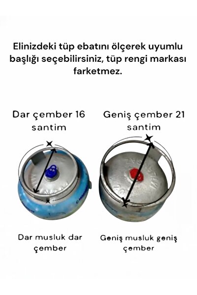 GÜVEN Güven küçük tüp musluğu Aygaz milangaz İpragaz küçük tüp kafası geniş tüpe uyumlu