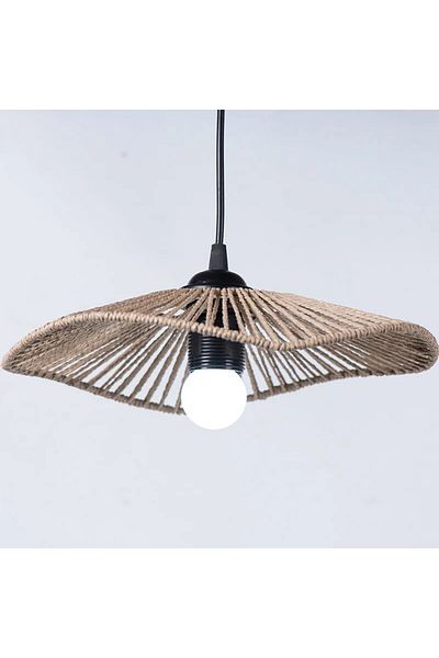 Choice Xh23-022khaki Pendant Lamp Shade Paper Rope Rattan Boho Handwoven Wicker Lampshade Home Deco Interio