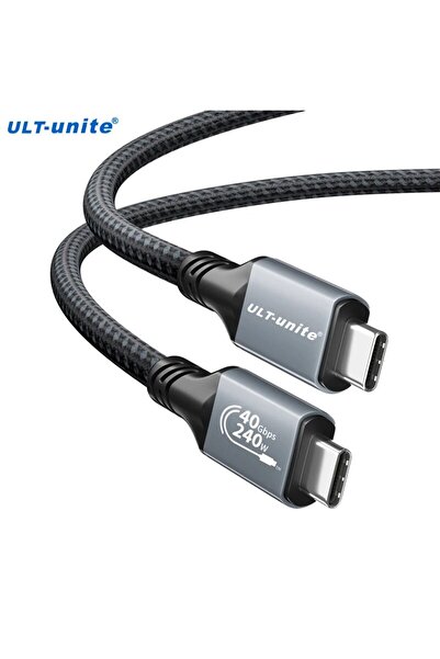 Choice كابل USB4 من النوع C بطول 0.2 متر S4041-91215، بقوة 240 واط، مع شحن سر...
