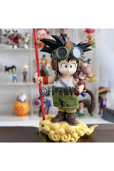 Choice Anime Dragon Ball Son Goku Figure With Monkey Kid Goku Action Figure 26cm Pvc Statue Collection M...