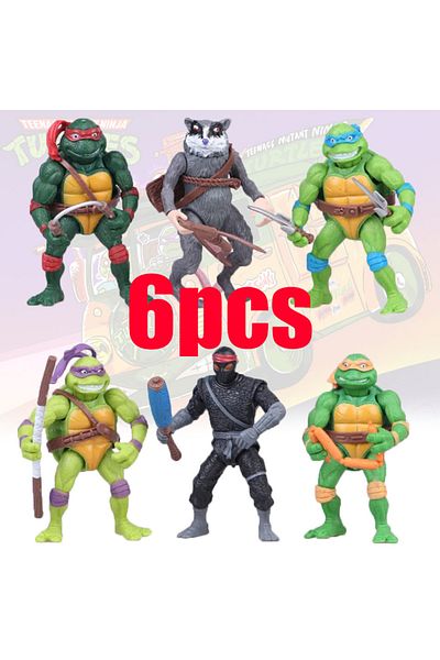 Choice 12cm 6pcs 4pcs/set Ninja Turtle Anime Figure Neca Tmnt Limited Edition Action Figurine Statue Action