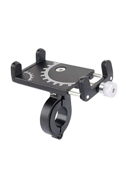 Choice حامل هاتف للدراجة باللون الأسود مع نظام تحديد المواقع العالمي للهواتف ...