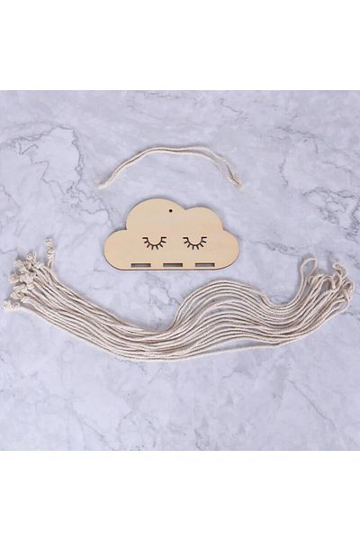 Choice Clouds Eyelashes Color Line New Ins Nordic Style Internet Celebrity Girl's Cloud Wood Chip Hair Cl