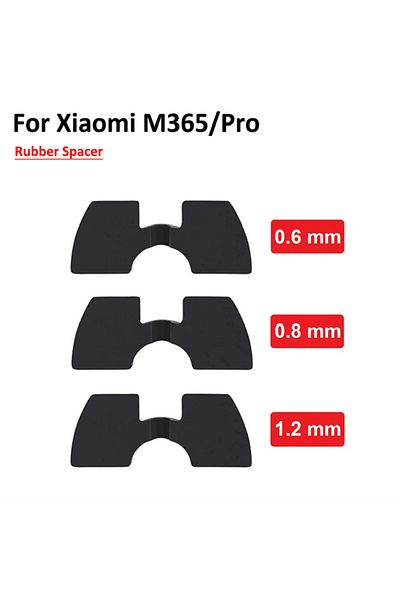 Choice 3 Pcs Black Rubber Damping Cushion Spacer Vibration Damper Accessories Pack Pole Front Fork Vibratio