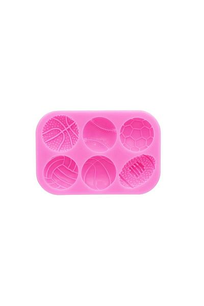 TUTULE Pink Sports Ball Football Basketball Accessories Diy Jewelry Earrings Silicone Mould Epoxy Flexible
