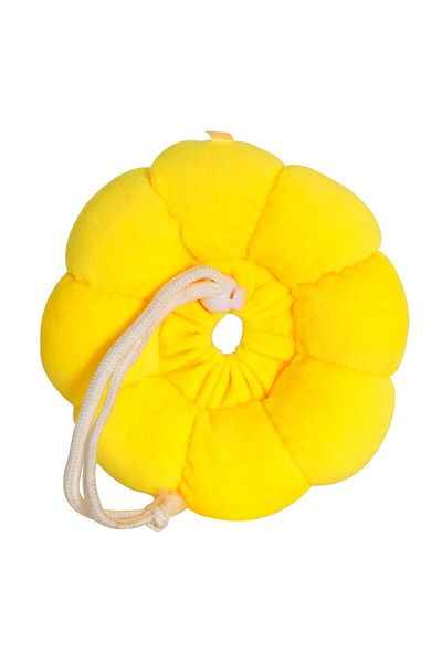 Choice S Yellow Adjustable Cat Recovery Collar Cute Solar Flower Neck Cone After Surgery