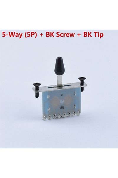 Choice 5p-bk-bk 【made In Korea】genuine Alpha Electric Guitar Pickup Selector Switch 5-way / 3-way / 2502n
