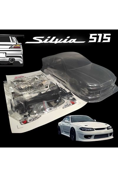 Choice Rc 1/10 Nismo Coppermix Silvia S15 Pvc Bodyshell 260mm Wheelbase With Lampshade And Spoiler For 1...