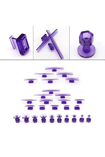 Choice New 10/28pcs Glue Tabs Dent Removal Tools Dent Removal Tool Car Body Glue Tabs Auto Maintenance T...