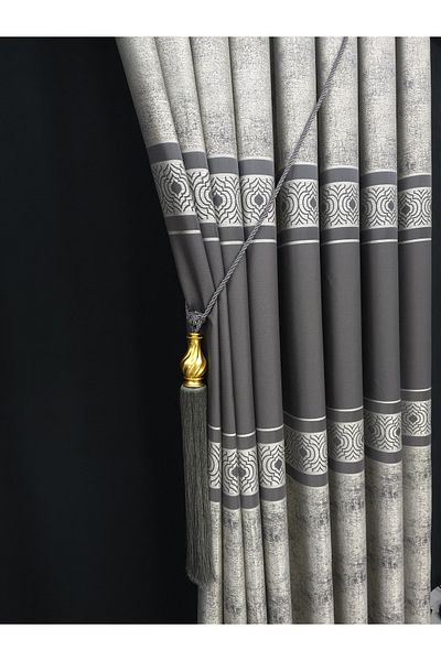 Art Perde Clipboard Backdrop Curtain Grey (Ornaments Gift) Single Wing Clipboard Backdrop Curtain