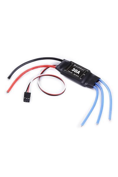 U-Angel-1988 Long Wire No Plug Xxd Brushless 30a Esc 2-4s Electric Speed Controller With 5v 2a Bec For Rc Multico