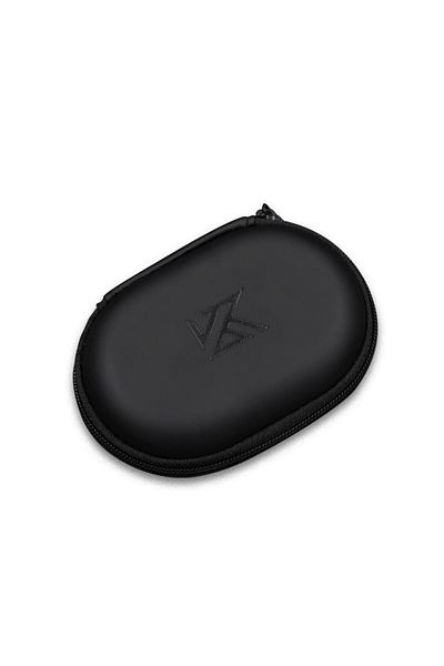 Choice Black Portable Kz Earphones Case Oval Storage Bag Headphones Pu Storage Box Black Hold Storage Box P