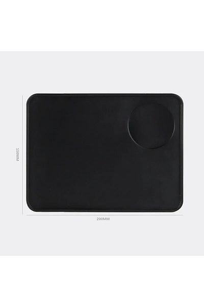 Choice Horizontal Style Anti-skid Coffee Tamper Mat Food Grade Silicone Pad Espresso Coffee Tamping Corner