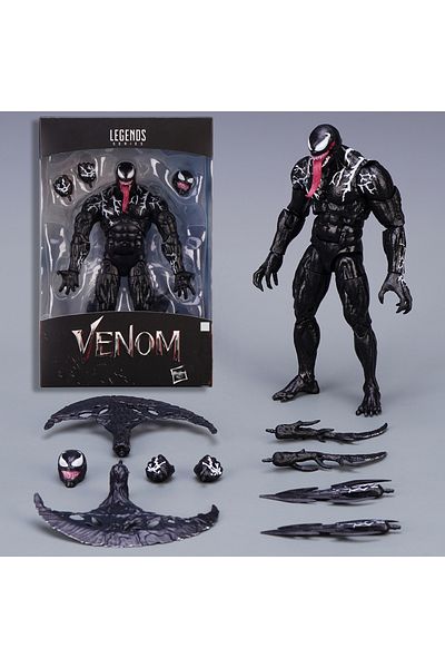 Choice 18cm Venom C Venom Spider Man Legends Action Figure Joint Movable Toys Change Face Statue Model Doll