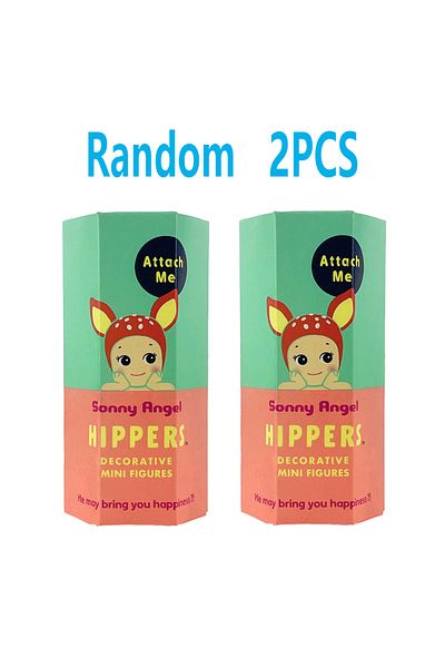 Takara Tomy A-2pcs random Sonny Angel Blind Box Hippers Animal Series Anime Figures Ornaments Dolls Fans Desktop