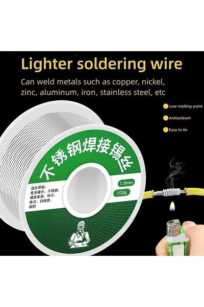 Choice 100/20g No Need Solder Powder Soldering Rods Low Temperature Easy Melt Solder Wire Silver Univers...