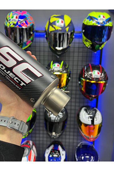 Beta SC GERÇEK KARBON 25 CM EGZOZ